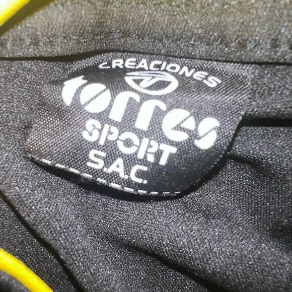 Torres Sport Mens Jamaica International Soccer Jersey Short Sleeve Black - Picture 10 of 11